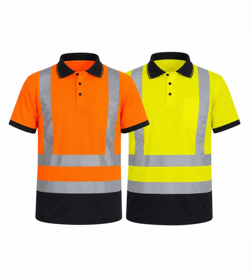 Hi-Vis Safety Polo Shirt