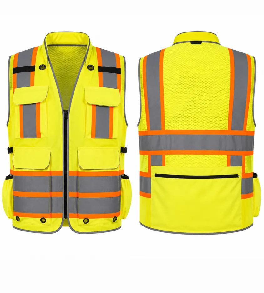 Hi-Vis Multi-Pocket Safety Vest